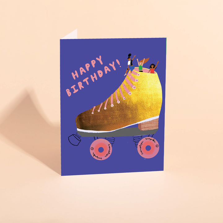 Golden Birthday Card
