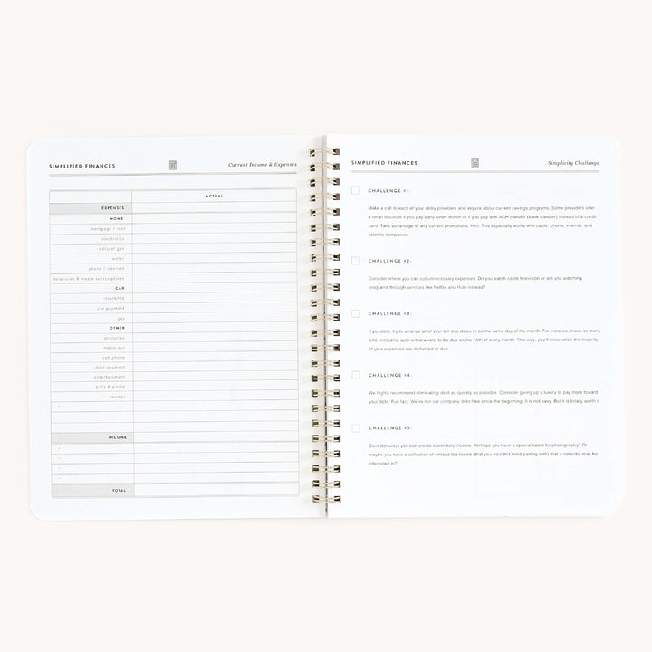 Finances Workbook
