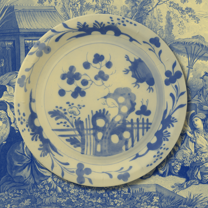 La Chinoiserie Porcelain Paper Plate