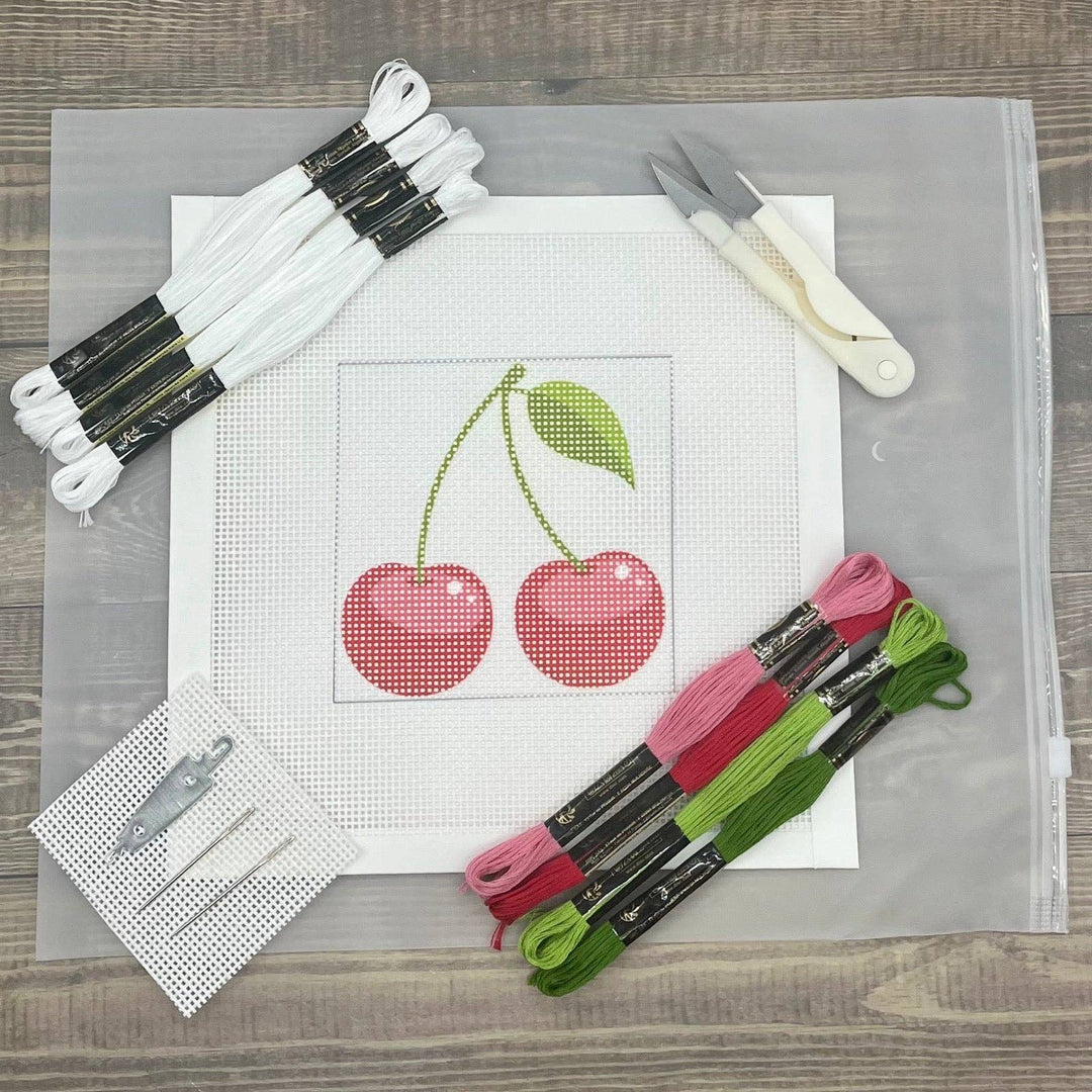 Cherries Needlepoint Kit