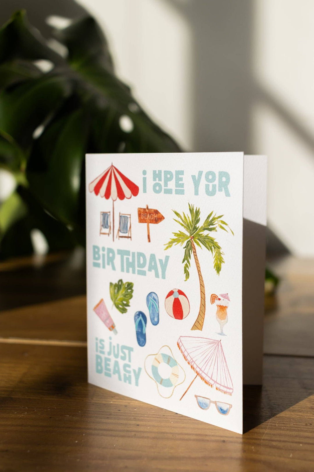 Just Beachy Birthday Card