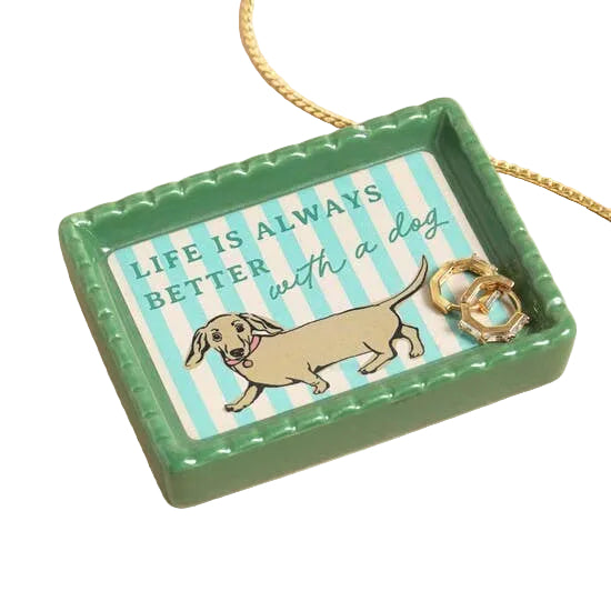 Better With A Dog Trinket Dish