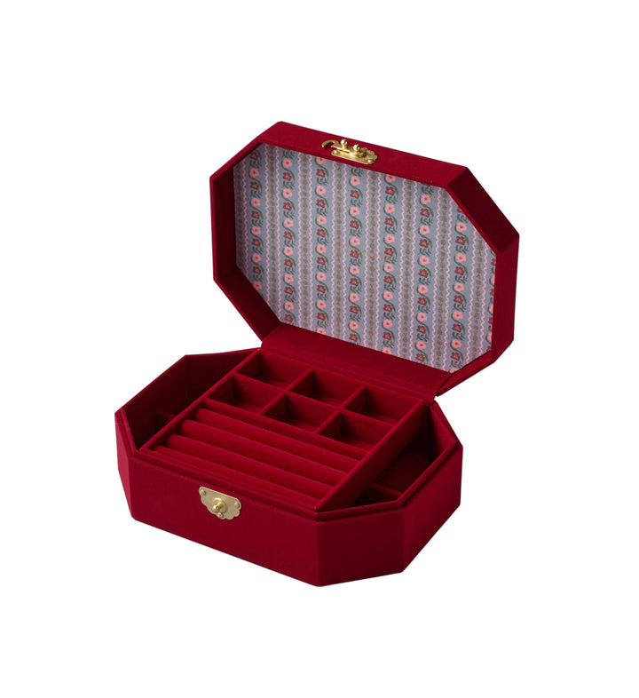 Gemma Embroidered Jewelry Box