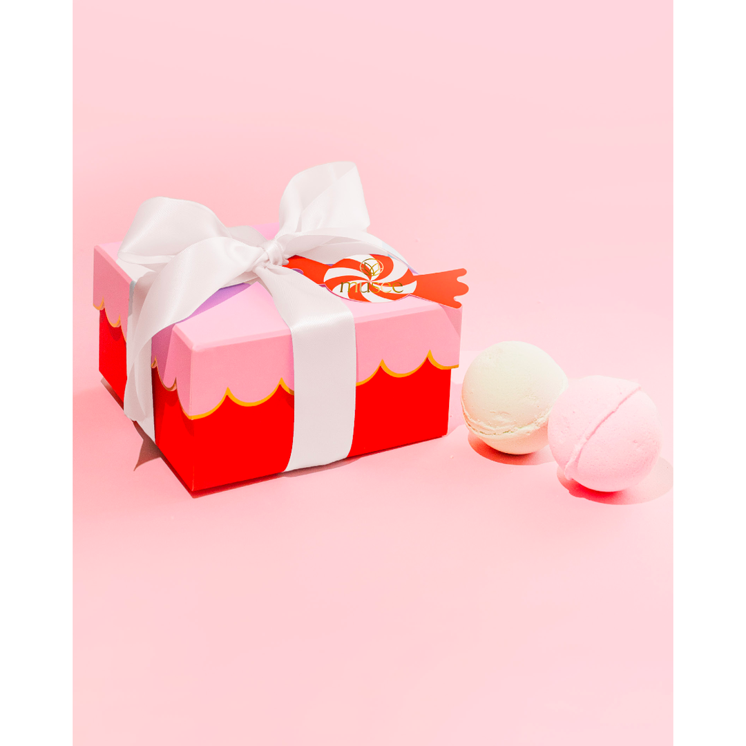 Musee Christmas Scalloped Bath Balm Set
