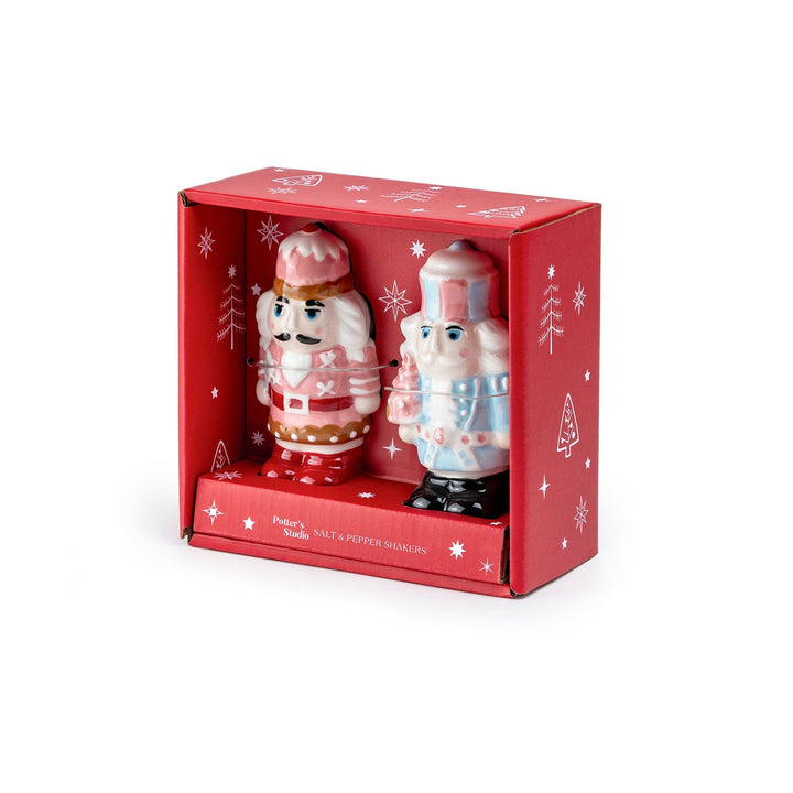 Pastel Nutcrackers Salt and Pepper Set