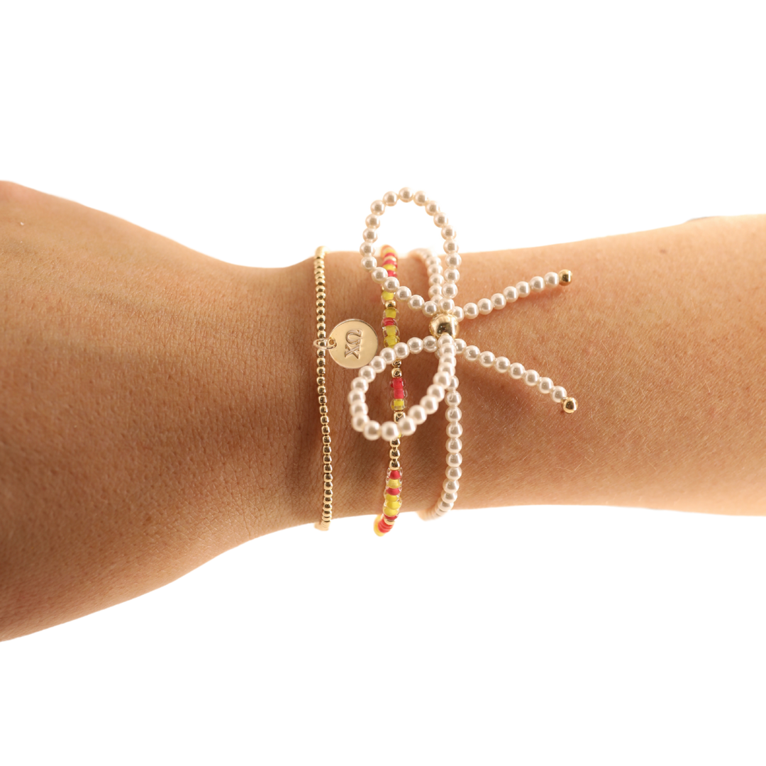 Chi Omega Bracelet Stack