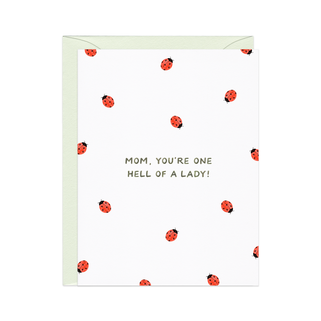 One Hell Of A Lady (Bug) Card