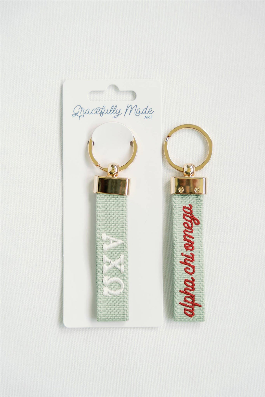 Alpha Chi Omega Keychain