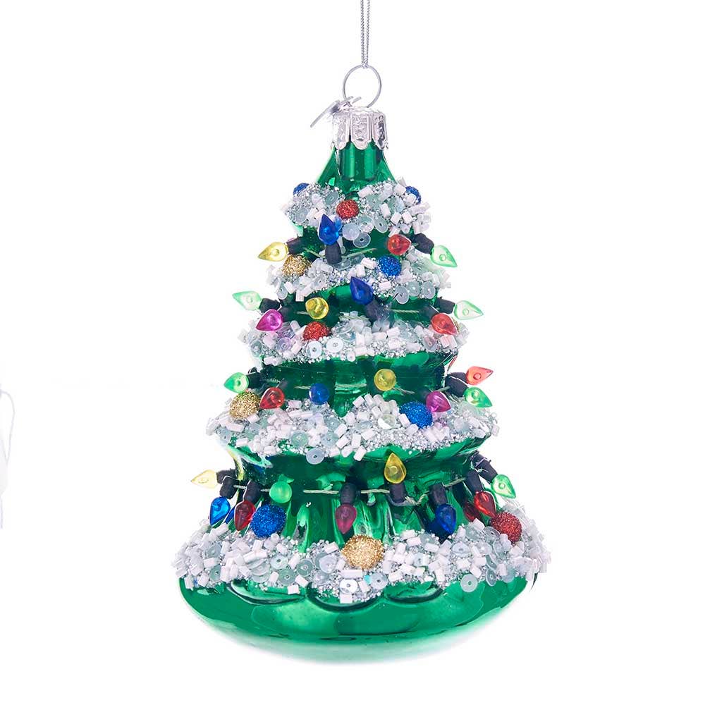 Gem Glass Xmas Tree Ornament