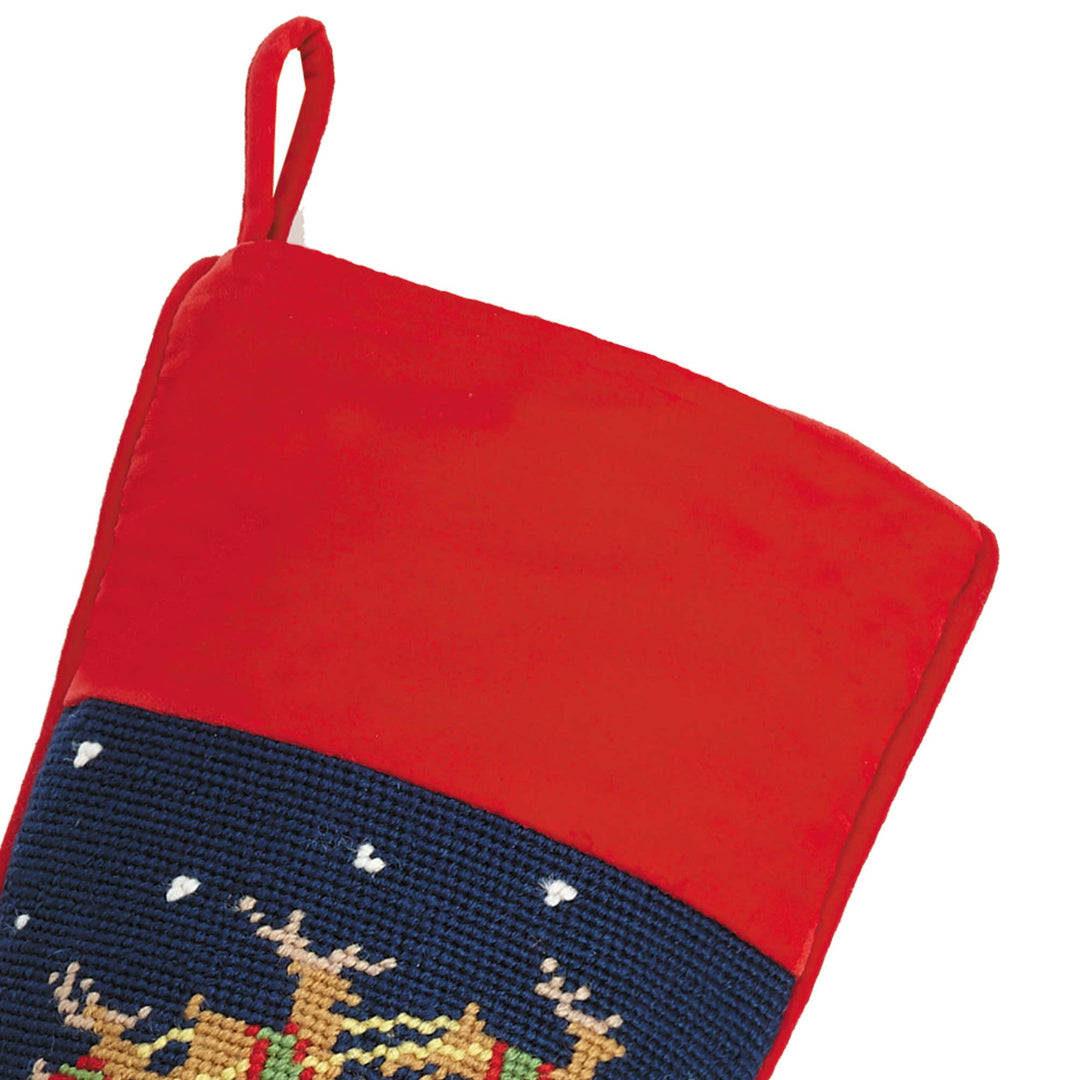 Santa And Reindeers Stocking