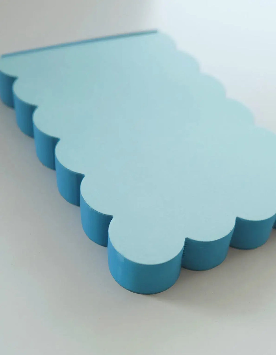 Aqua Scalloped Notepad