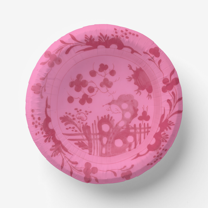 La Chinoiserie Rouge Paper Plate
