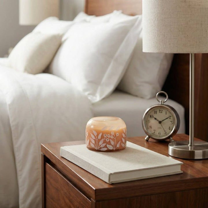 Jasmine Floral Pink Candle