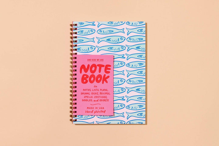 Sardines Spiral Notebook