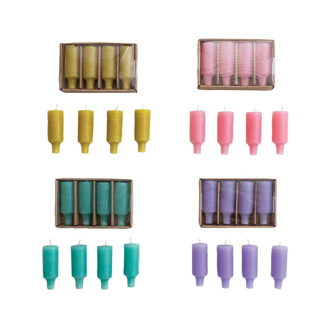 Unscented Bottle Taper Candles