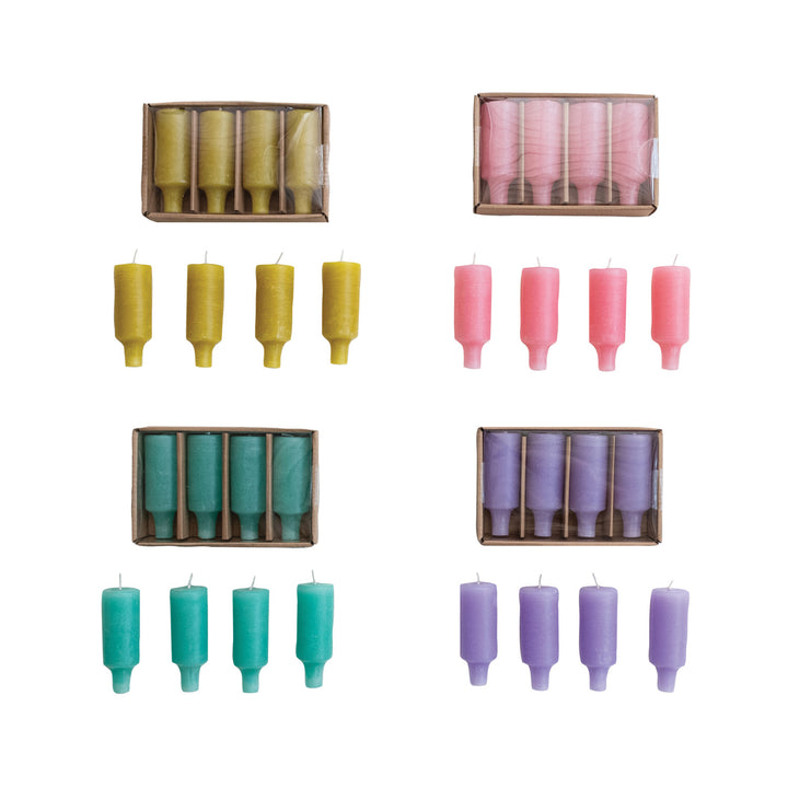 Unscented Bottle Taper Candles