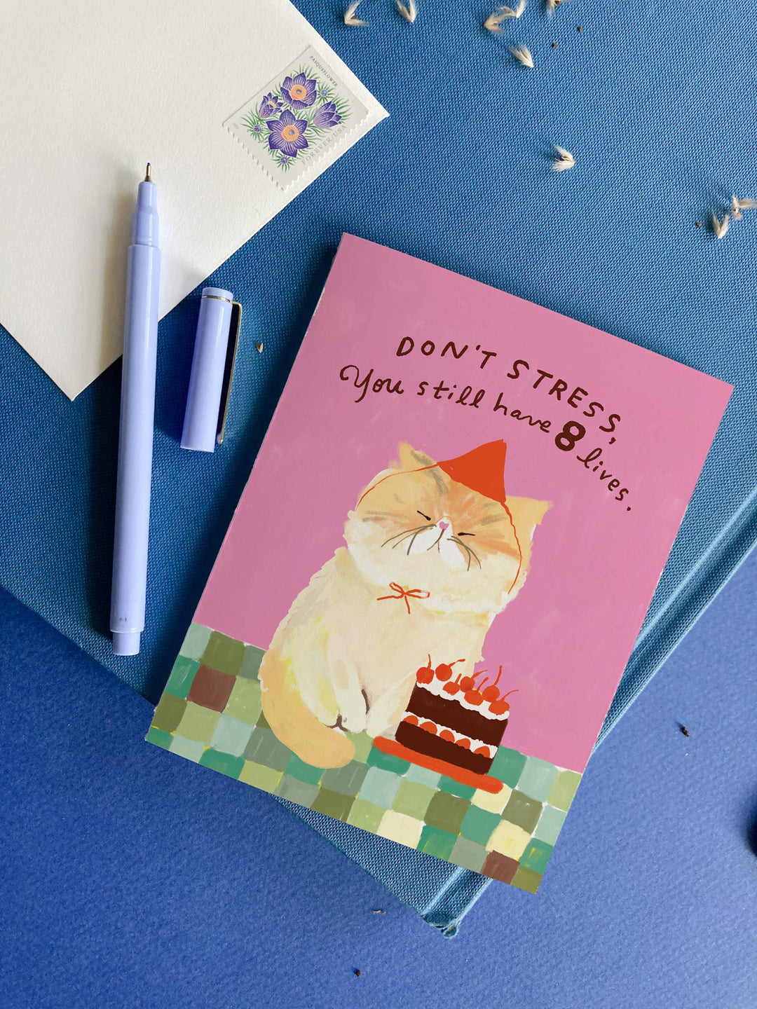 8 Lives Left Card