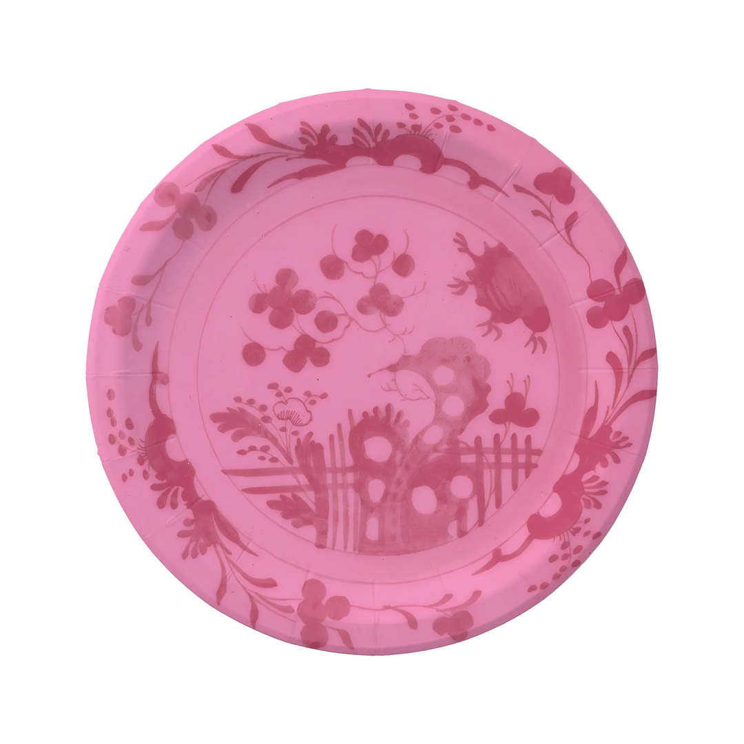 La Chinoiserie Rouge Paper Plate