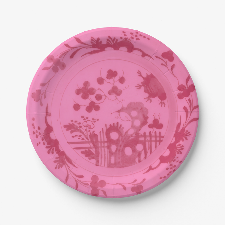 La Chinoiserie Rouge Paper Plate