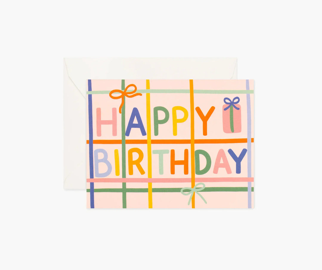 Happy Birthday Bows Card