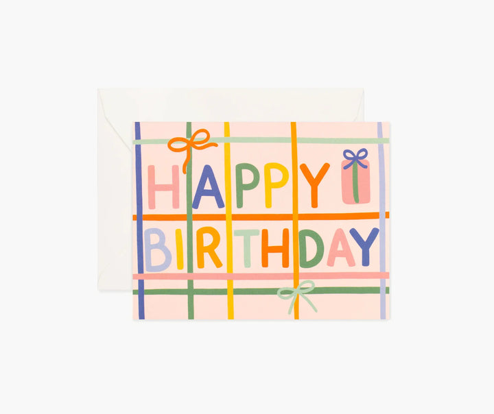 Happy Birthday Bows Card