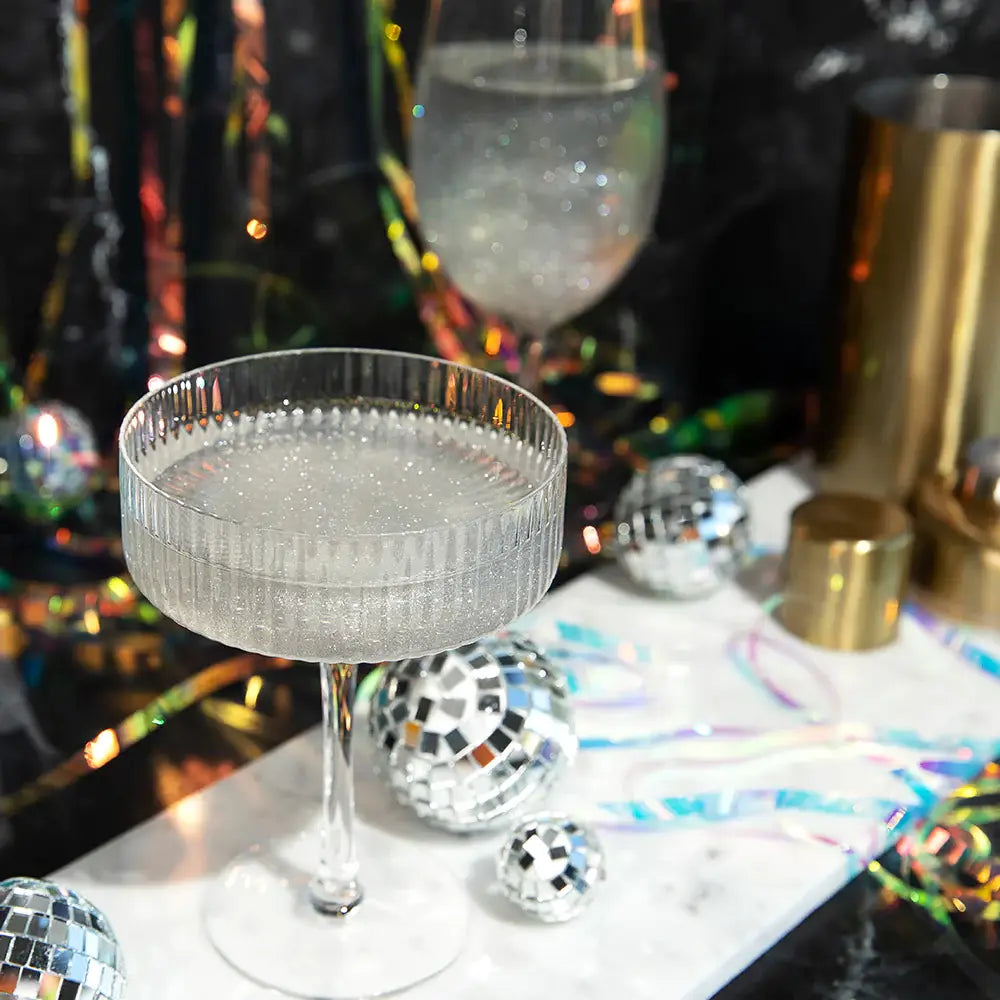 Silver Cotton Candy Glitter Bombs