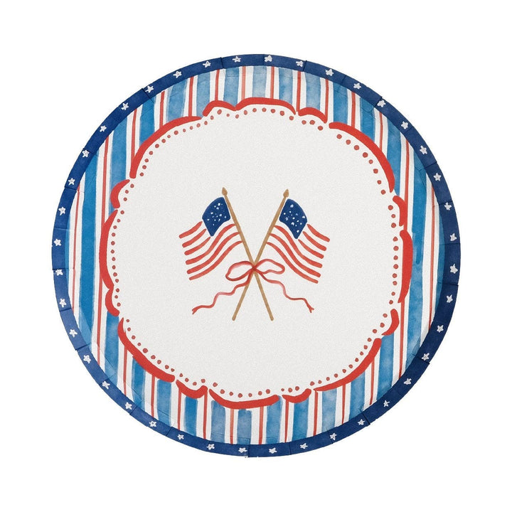 Patriotic Dessert Plates