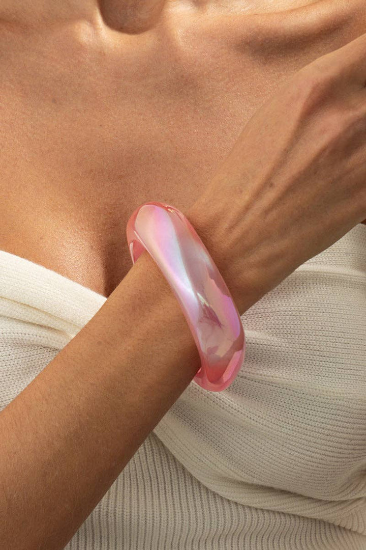 Iridescent Bracelet: White