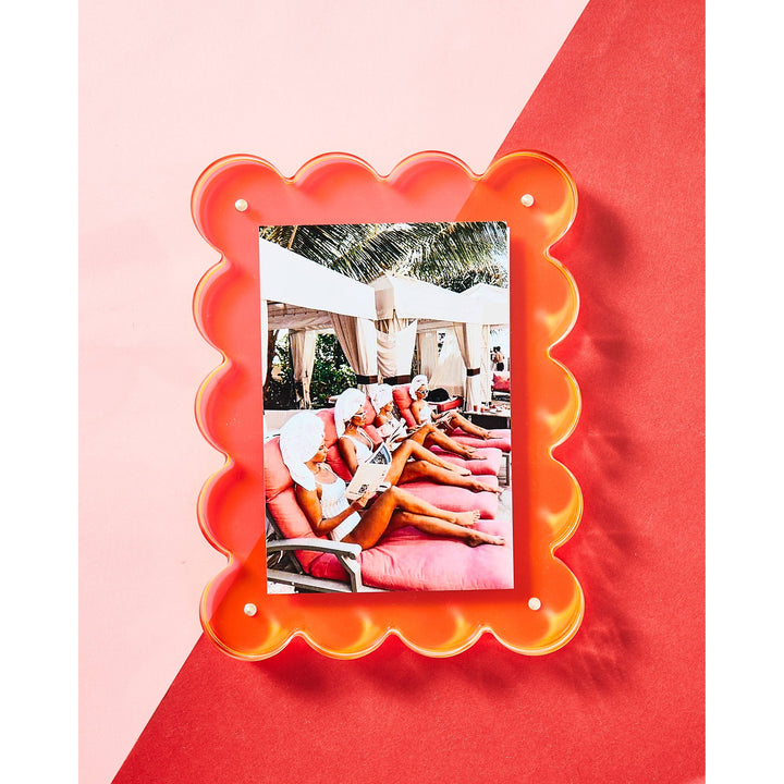 Neon Pink Acrylic Picture Frame