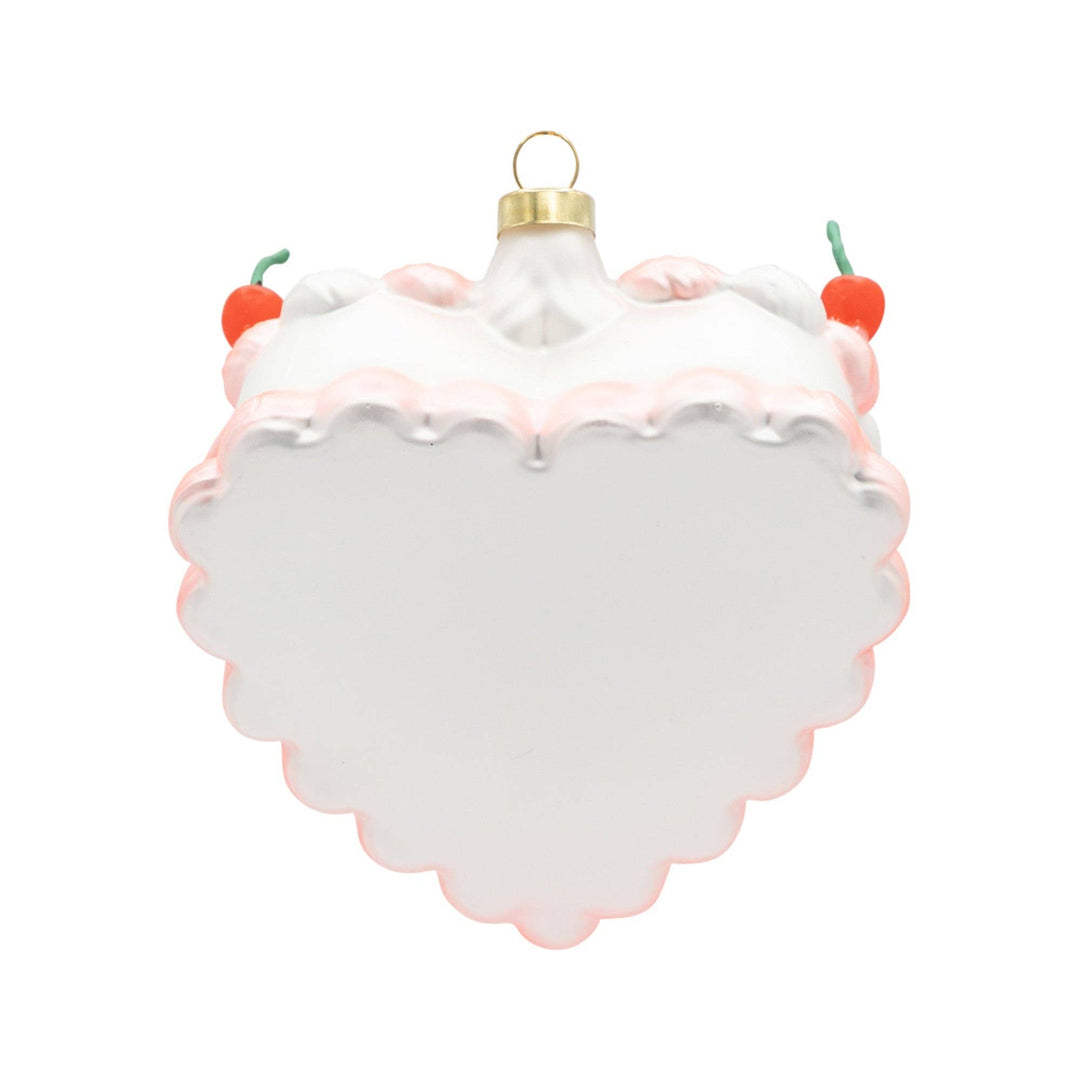 Cherry Heart Cake Ornament