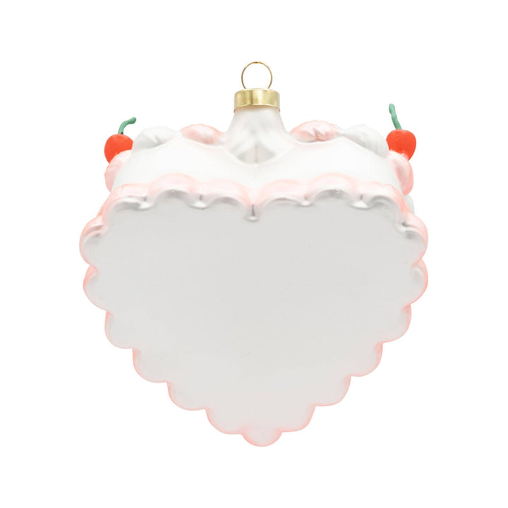 Cherry Heart Cake Ornament