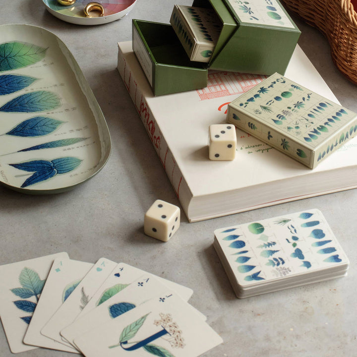 Shapes of Leaves Playing Cards