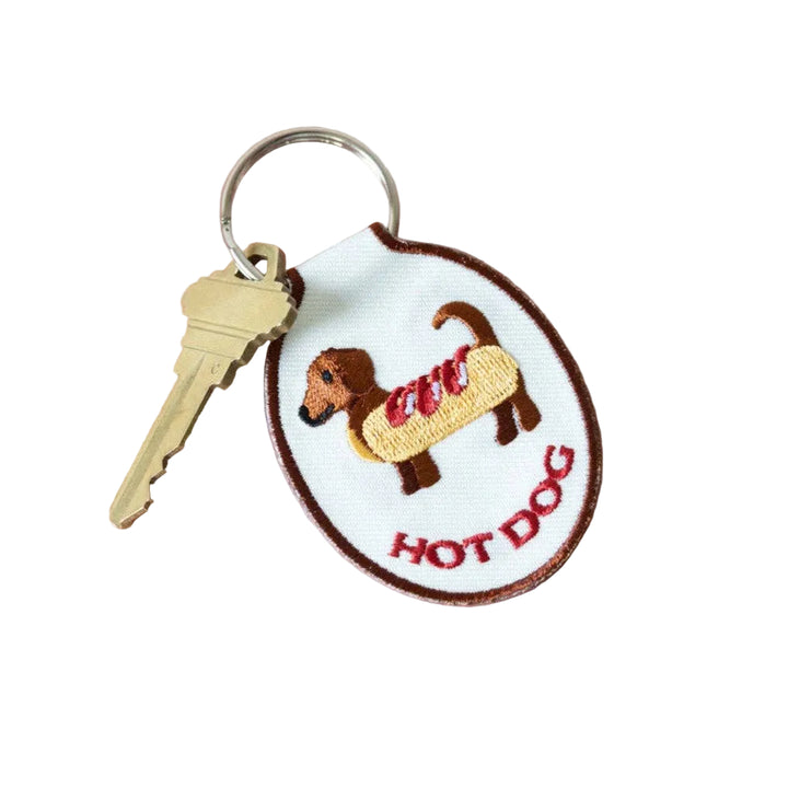 Hot Dog Keychain