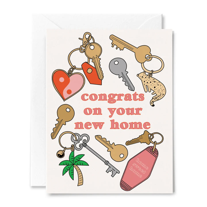 New Home Keys Card
