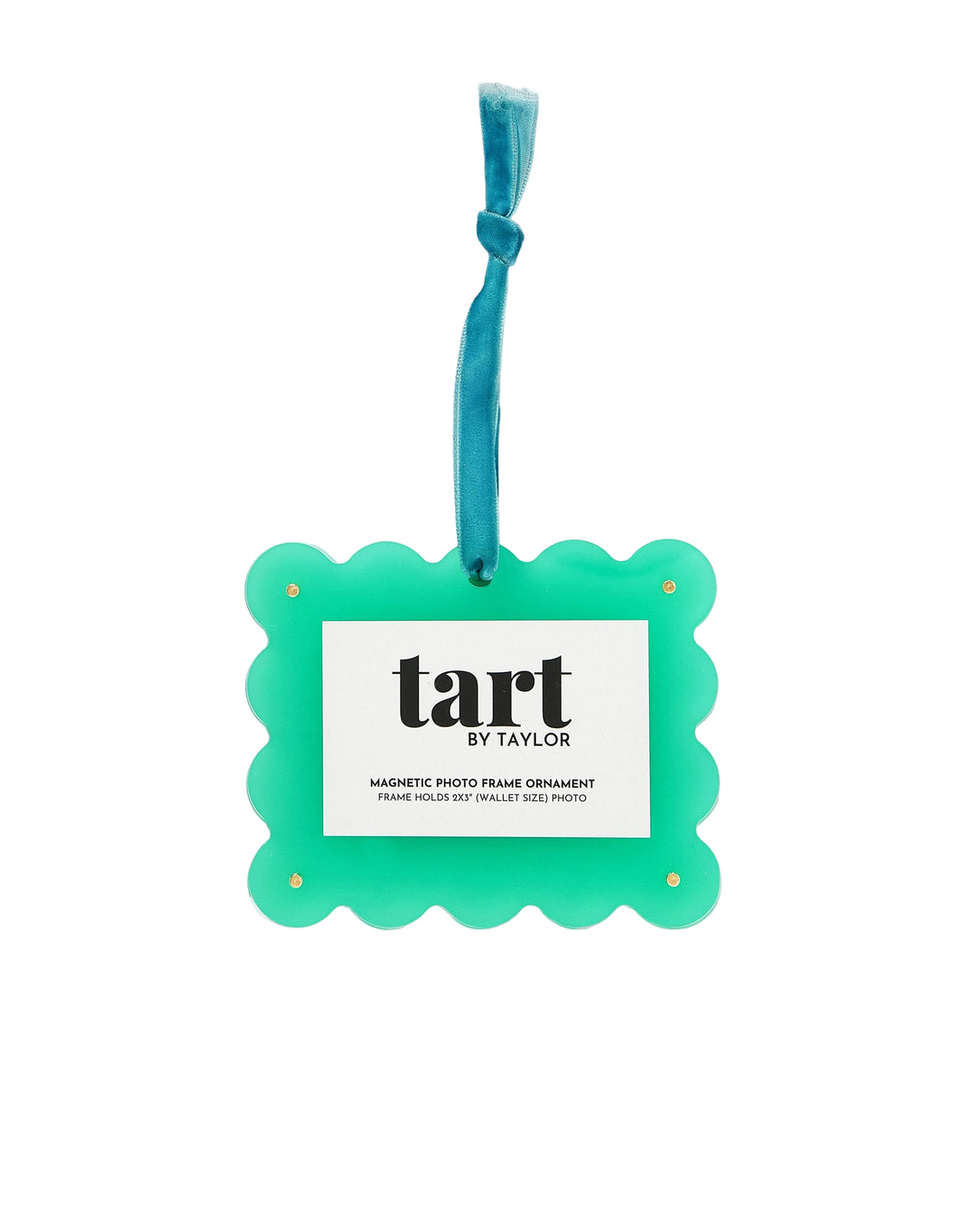 Aqua Green Frame Ornament