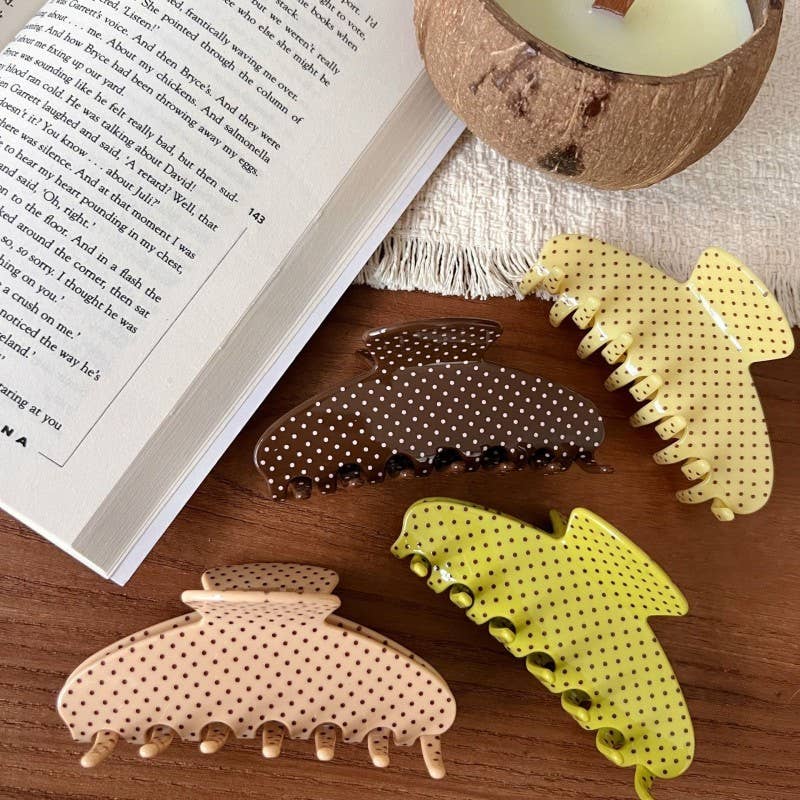 Polka Dot Hair Clip