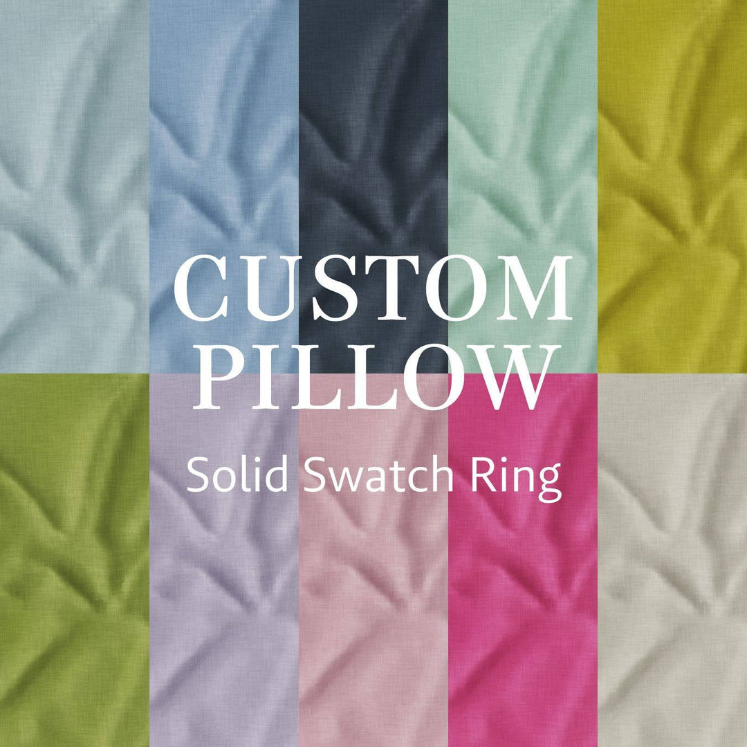Custom Pillow Solid Swatch Ring