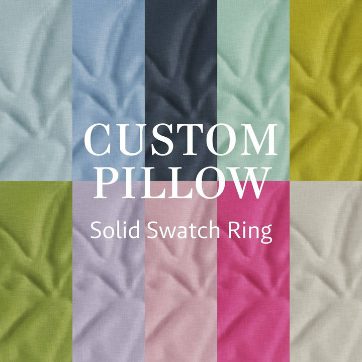 Custom Pillow Solid Swatch Ring