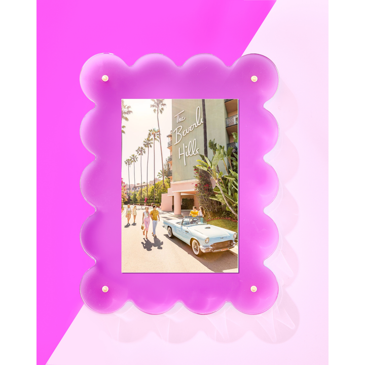 Fuchsia Acrylic Picture Frame