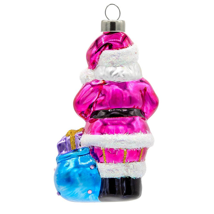 Gift Bag Santa Ornament