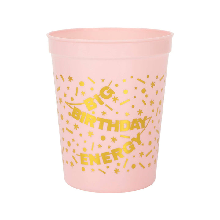 Big Birthday Energy Reusable Cups