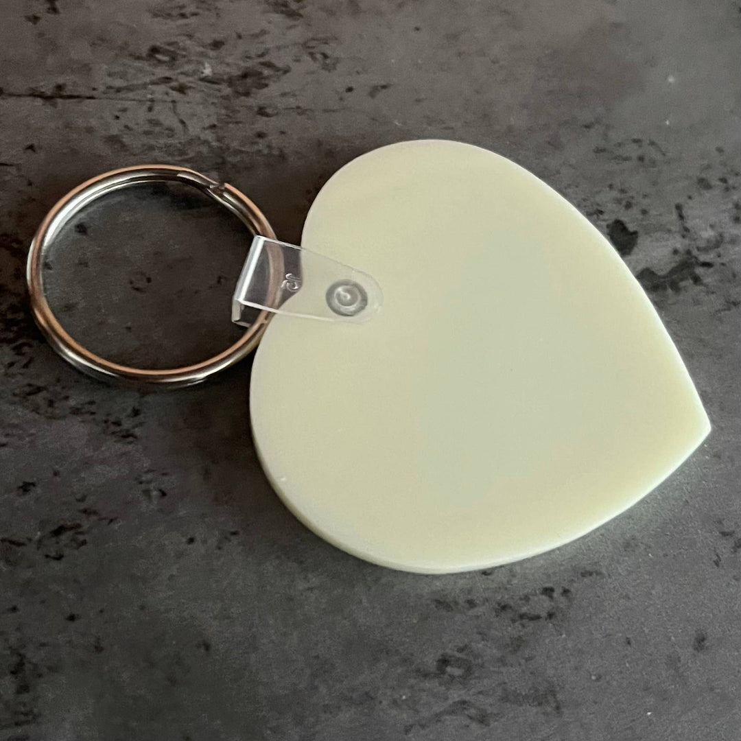 Butter heart Keychain  