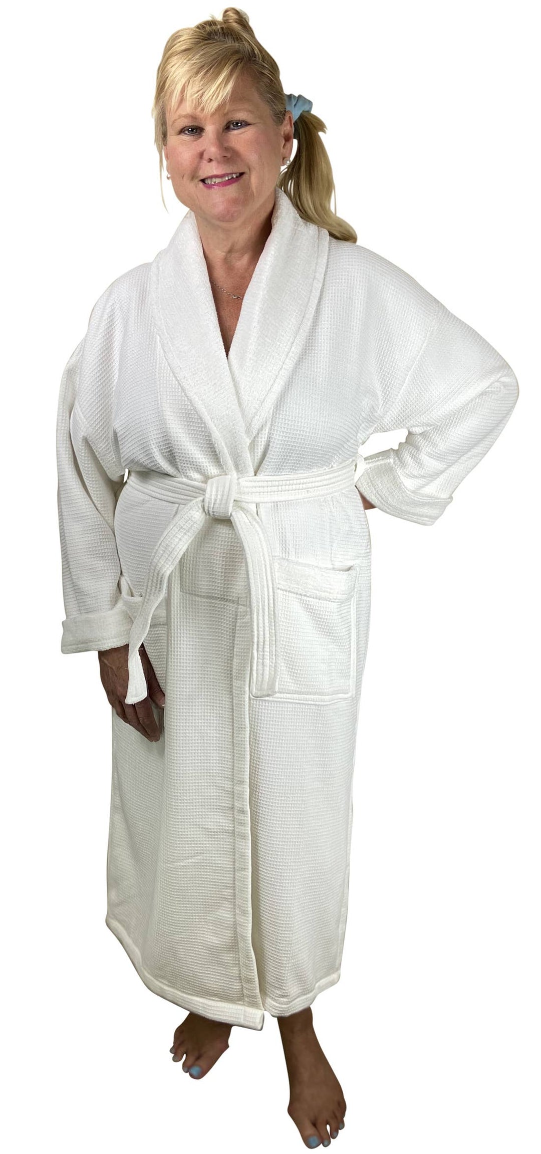 Waffle Terry Lined Robe