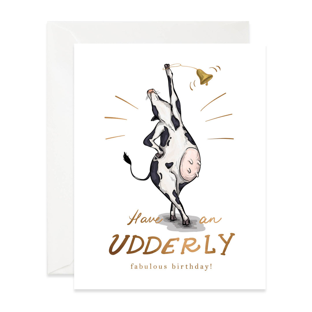 Udderly Fabulous Birthday Card