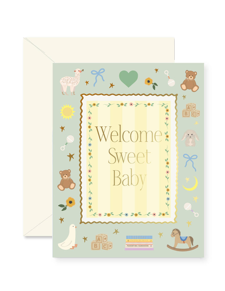 Welcome Sweet Baby Card
