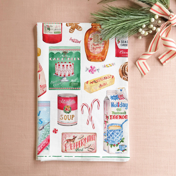 Santa's Pantry Tea Towel