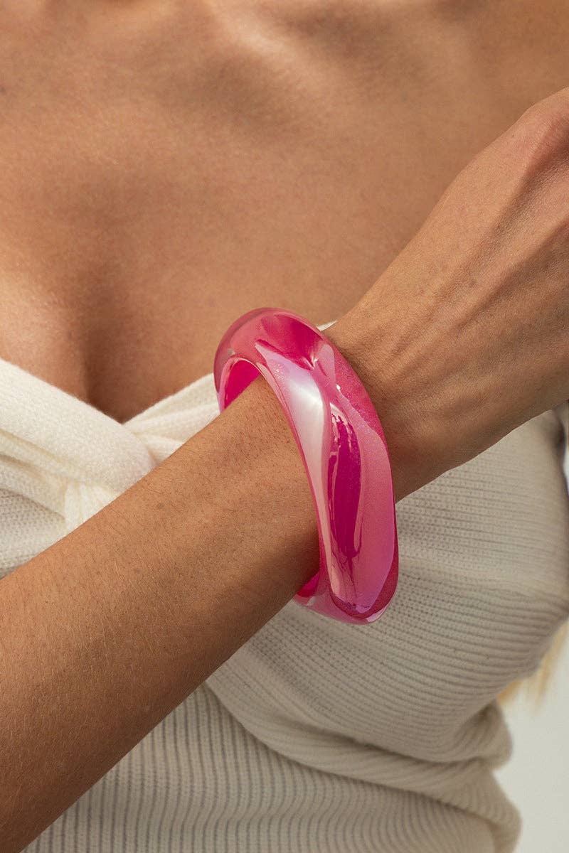 Iridescent Bracelet: Pink