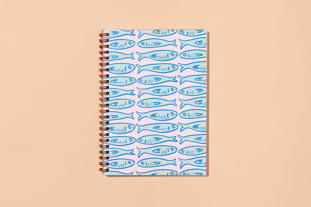 Sardines Spiral Notebook