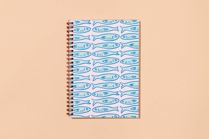 Sardines Spiral Notebook