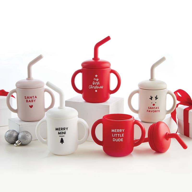 Santa's Favorite Silicone Sippy Cup
